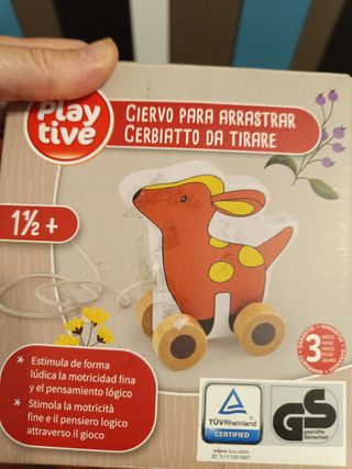 Cierva arrastre Playtive - 18 meses+