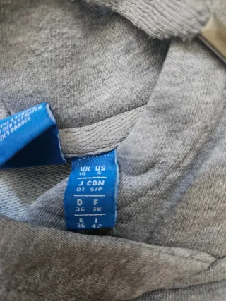 Sudadera Adidas Originals gris talla S unisex