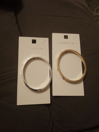 Braccialetti oro e argento