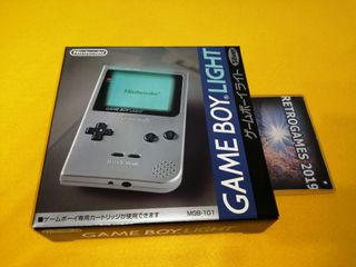 NINTENDO GAME BOY LIGHT SILVER MATCH SERIAL