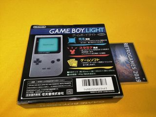 NINTENDO GAME BOY LIGHT SILVER MATCH SERIAL