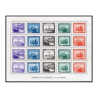 1938 HB En honor del Ejército y la Marina (MNH)