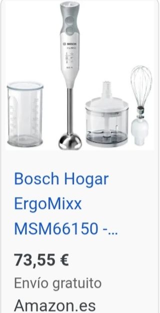 Batidora Bosch 600W - Varilla mágica