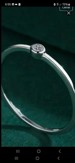 Anillo plata 925 nuevo