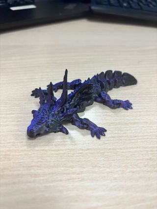 Dragón con movimiento 3D Impreso