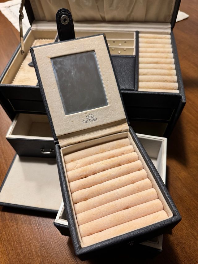 Custodia Gioielli Carpisa - blu navy 