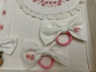 Completo corredino neonata lino