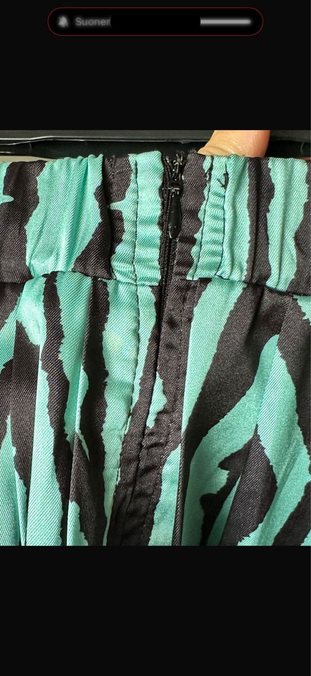 Gonna zebrata vintage