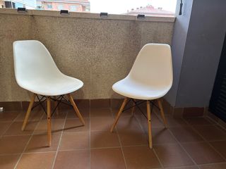 2 Sillas estilo nórdico blancas precio de las 2