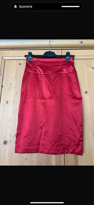 Gonna lunga rossa Denny Rose