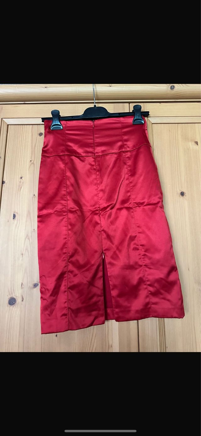 Gonna lunga rossa Denny Rose