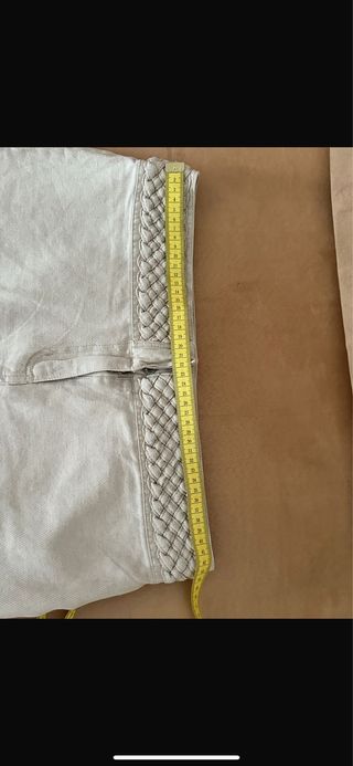 Gonna Alcott beige in lino