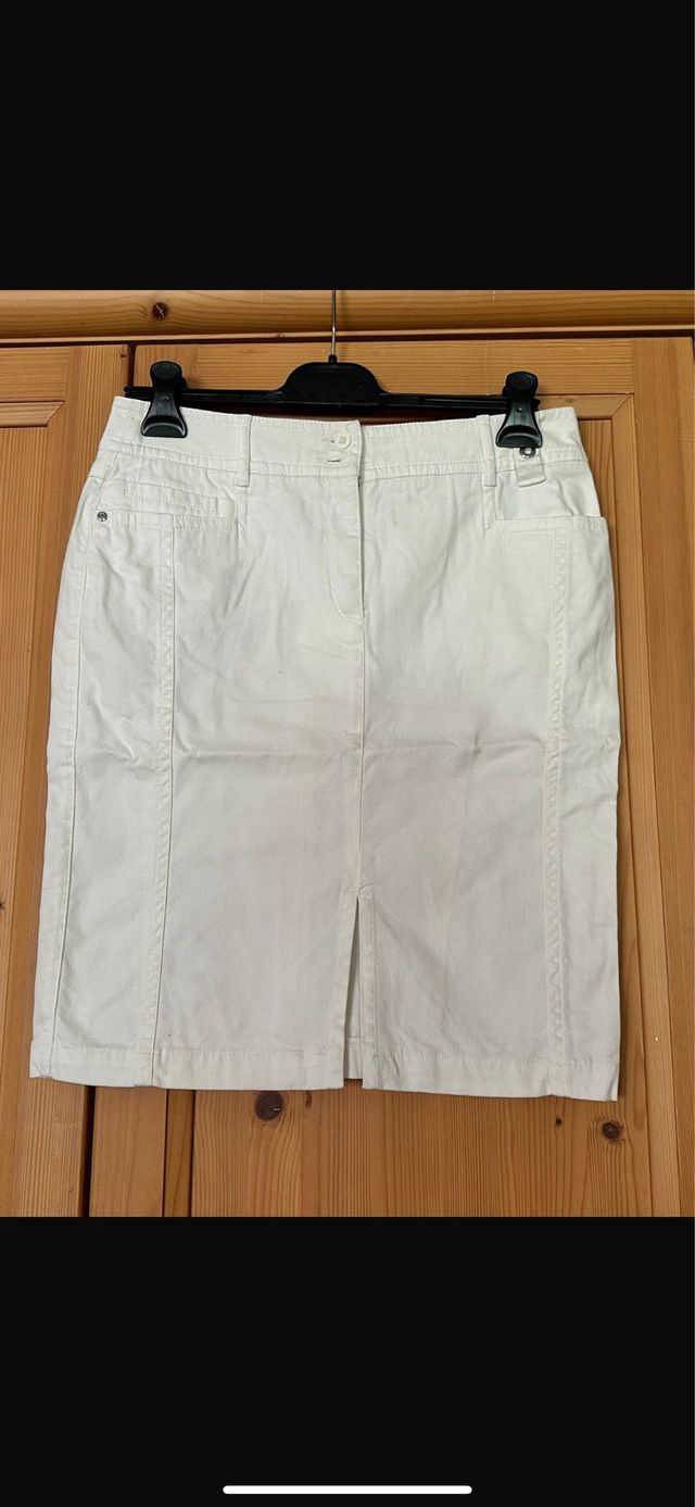 Gonna bianca Diana Calessi