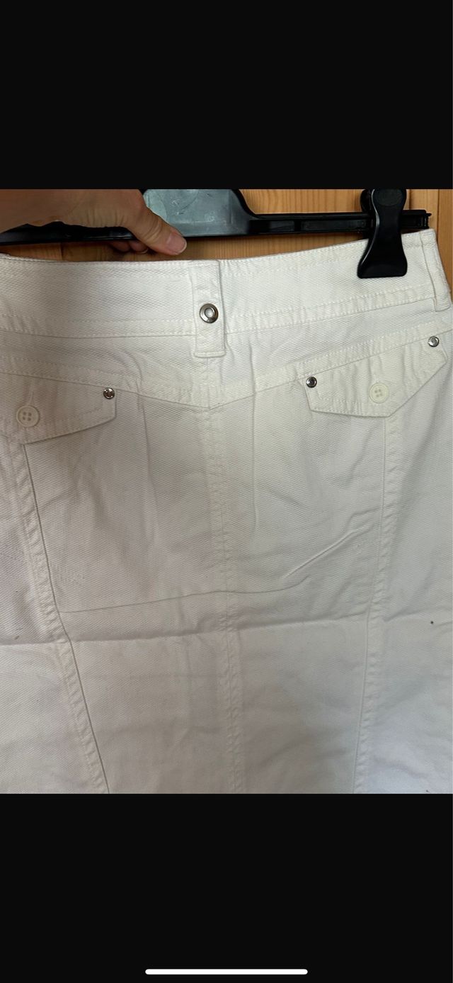 Gonna bianca Diana Calessi