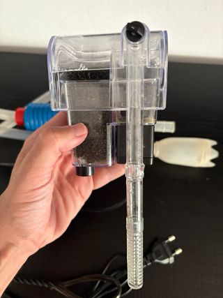 Accesorios pecera: filtro, sifón