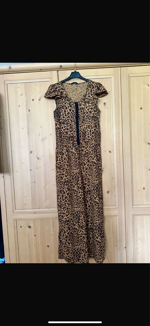 Tuta vintage leopardata