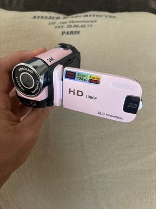 Cámara de video vintage digital estilo nueva