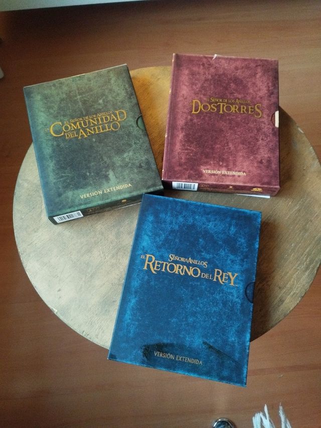 DVDs El Señor de los Anillos (versión extendida)