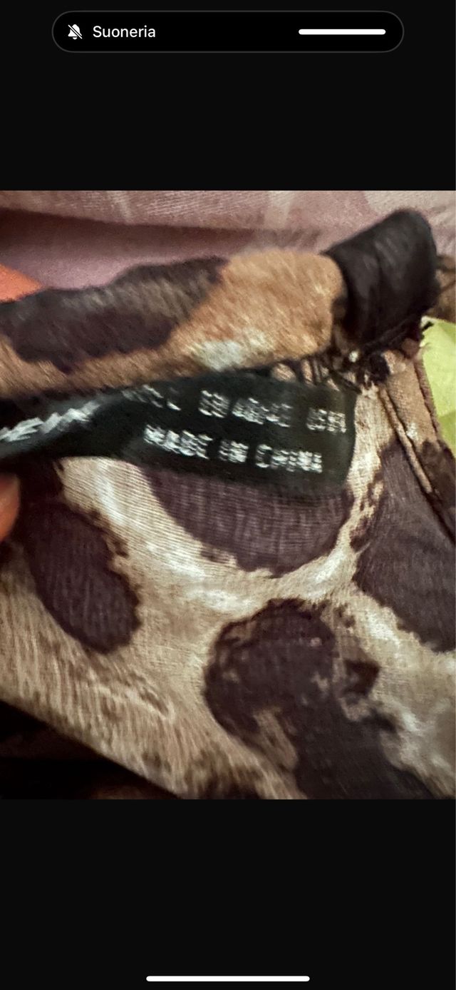 Vestito lungo stampa leopardo