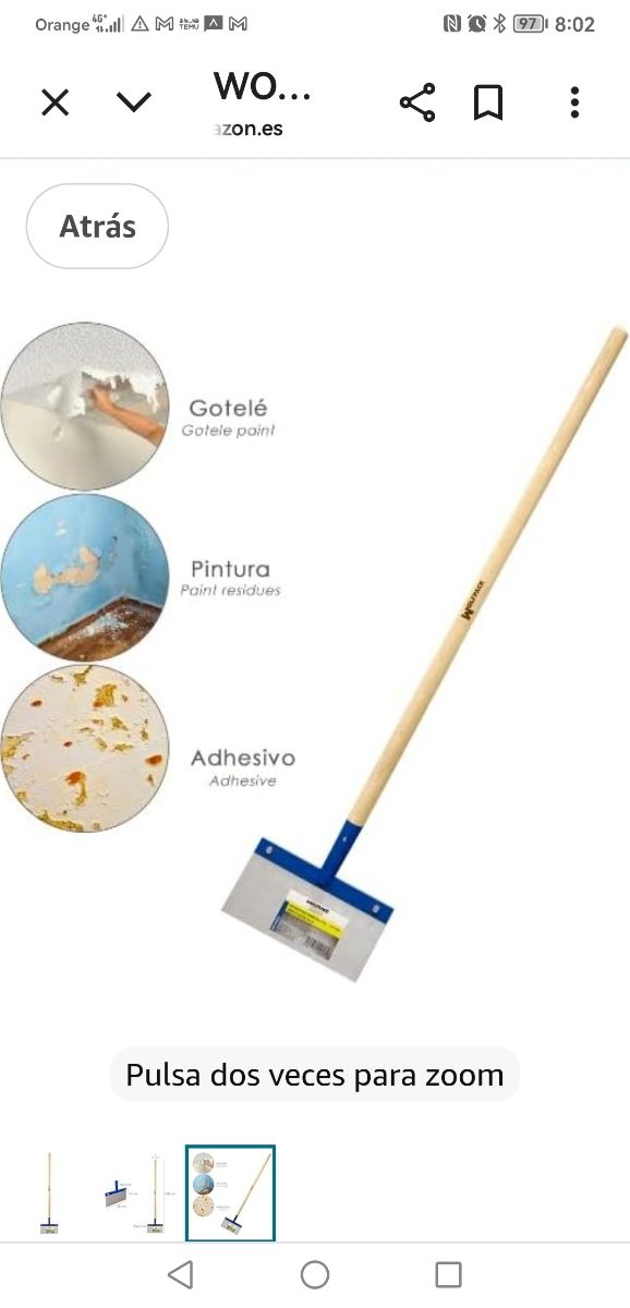 Rasqueta profesional Wolfpack