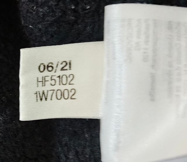 Sudadera Adidas negra con capucha original