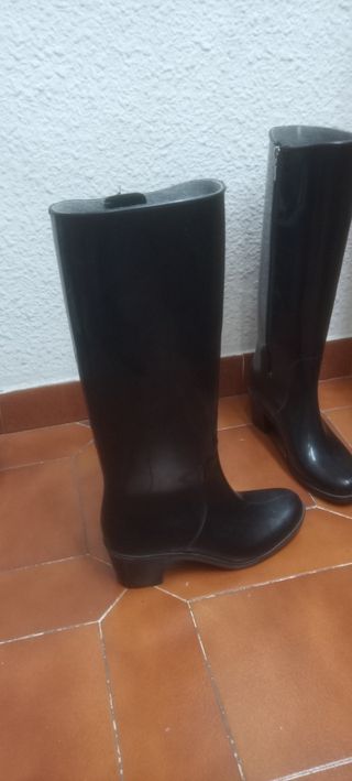 Botas agua mujer - negras