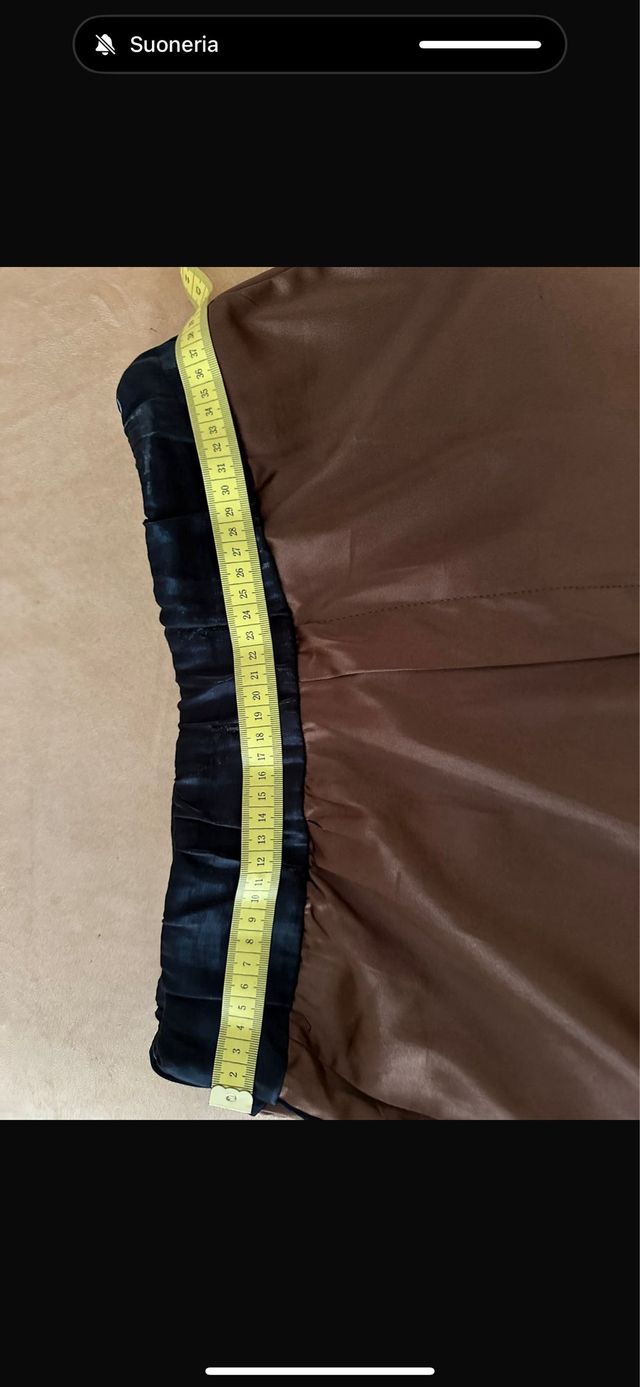 Completo vintage viscosa nero marrone