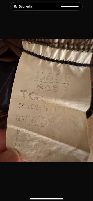 Completo vintage viscosa nero marrone