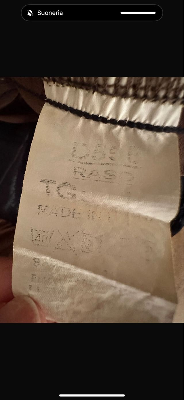 Completo vintage viscosa nero marrone