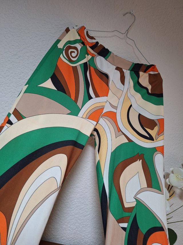 Blusa retro multicolor