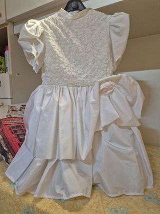 Vestito cerimonia bimba bianco