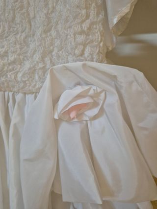 Vestito cerimonia bimba bianco