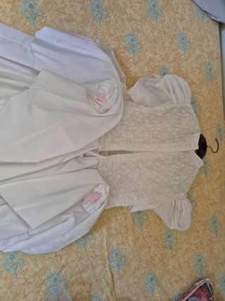Vestito cerimonia bimba bianco