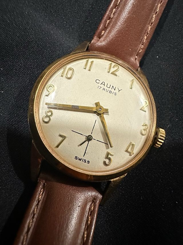 Reloj Cauny 17 rubíes vintage