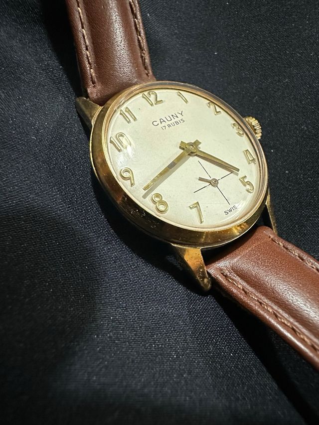 Reloj Cauny 17 rubíes vintage
