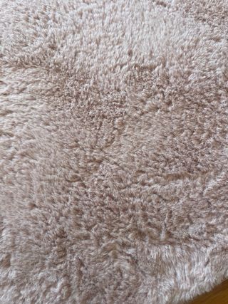 Alfombra rosa palo - Felpa suave, antideslizante 