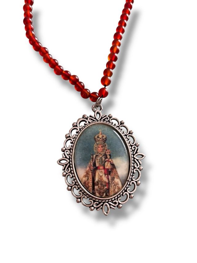 Collar Morenica - Rojo Plata