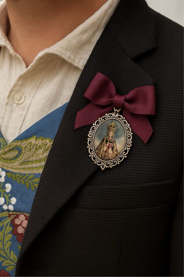 Collar Morenica - Rojo Plata