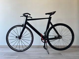 Fixie Derail Black Bicicleta + accesorios TALLA 58