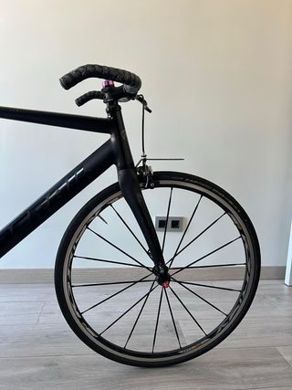 Fixie Derail Black Bicicleta + accesorios TALLA 58