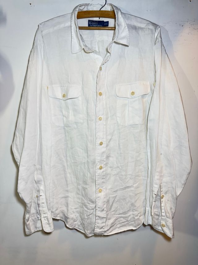 Camisa Polo Ralph Lauren XL blanca