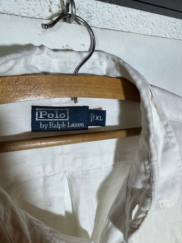 Camisa Polo Ralph Lauren XL blanca