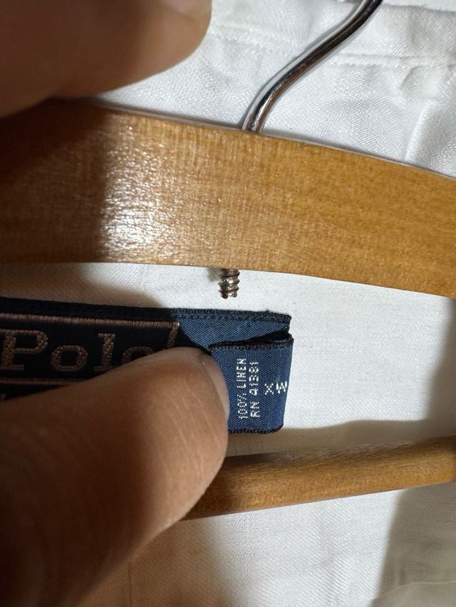 Camisa Polo Ralph Lauren XL blanca