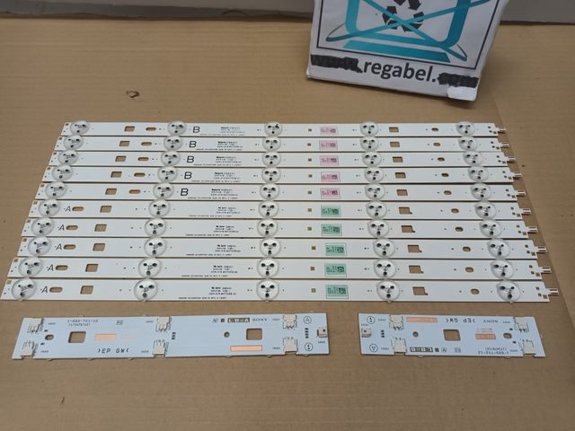 Kit 10 tiras LED DE TV SONY KDL-40W605B