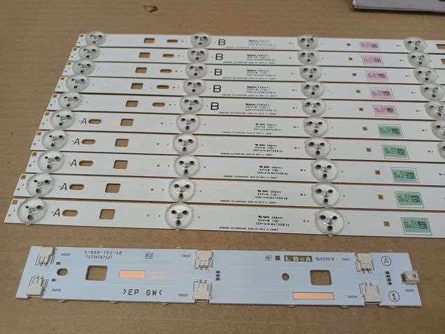 Kit 10 tiras LED DE TV SONY KDL-40W605B