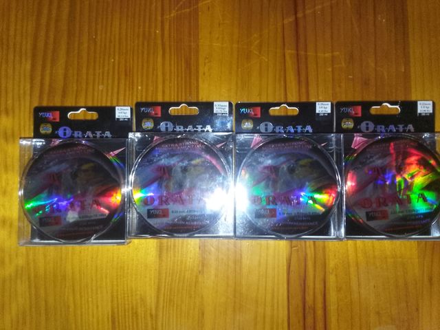 4 Carretes Hilo Pesca Yuki Orata