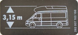 Sticker Camper Mercedes James Cook 3,15m