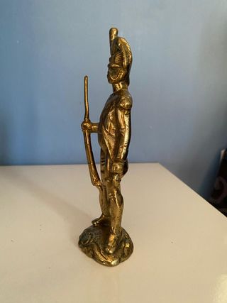 Statuetta Granatiere Ottone Anni '70