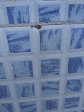 Azulejos mosaico 13uds blanco-azul