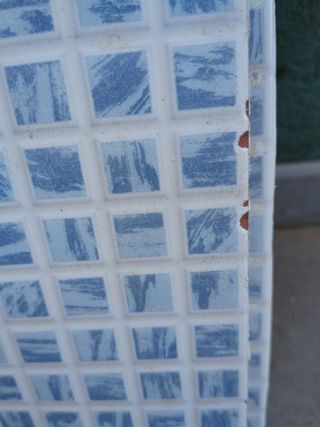 Azulejos mosaico 13uds blanco-azul